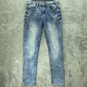 Southpole Men’s Jeans 32 Blue Skinny Stretch Low Rise Acid Wash Measures 31x31